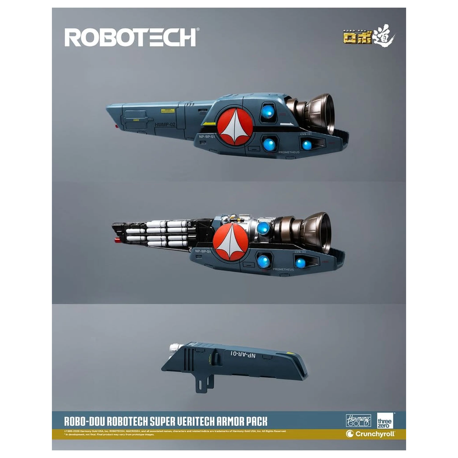 Robotech Robo-Dou Zubehör Set Super Veritech Rüstungspaket Produktfoto