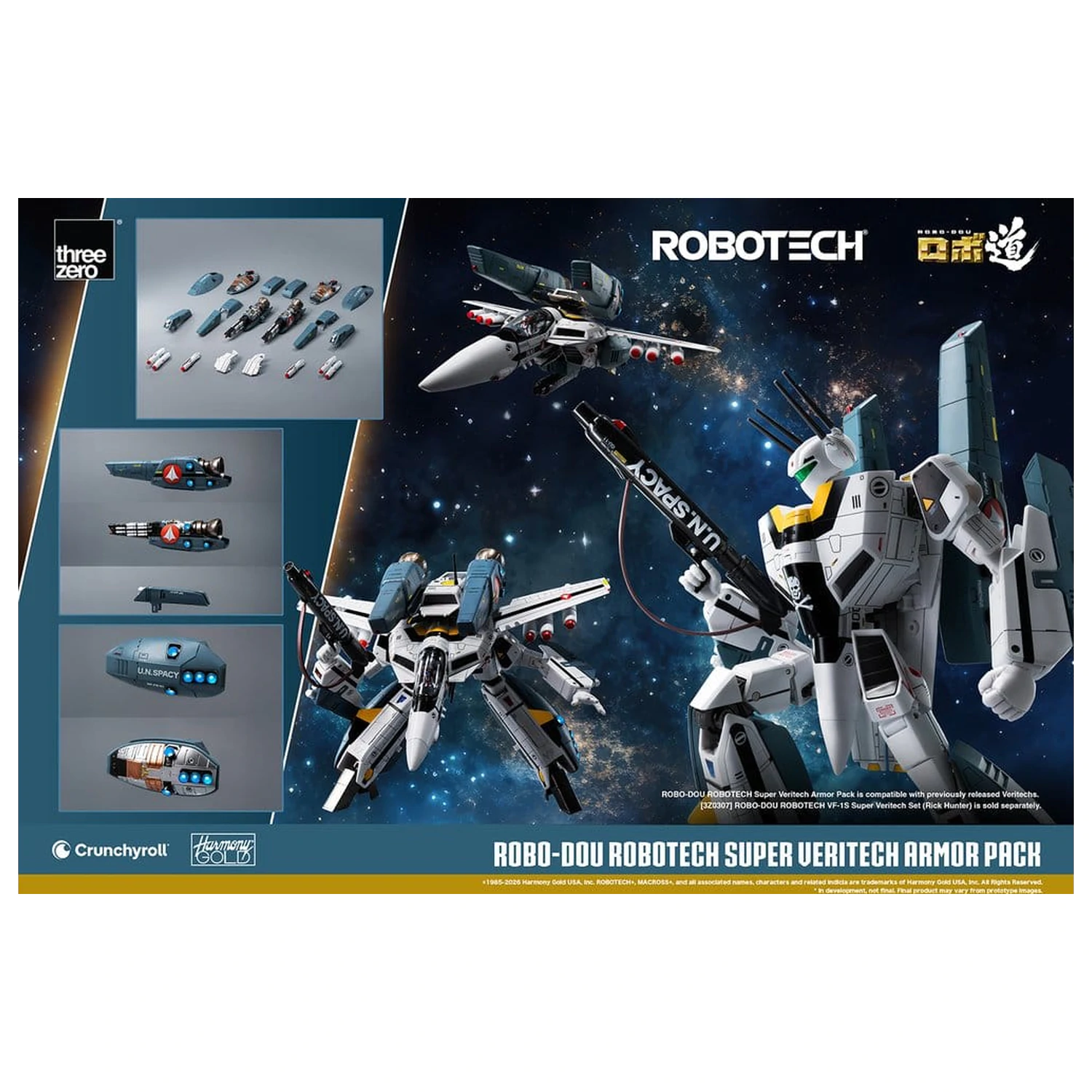 Robotech Robo-Dou Zubehör Set Super Veritech Rüstungspaket Produktfoto