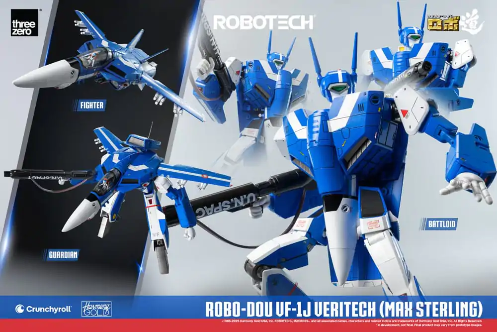Robotech Actionfigur ROBO-DOU VF-1J Veritech (Max Sterling) 20 cm Produktfoto