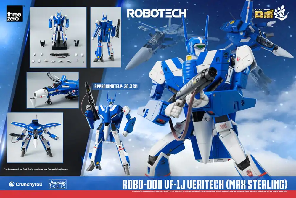 Robotech Actionfigur ROBO-DOU VF-1J Veritech (Max Sterling) 20 cm Produktfoto
