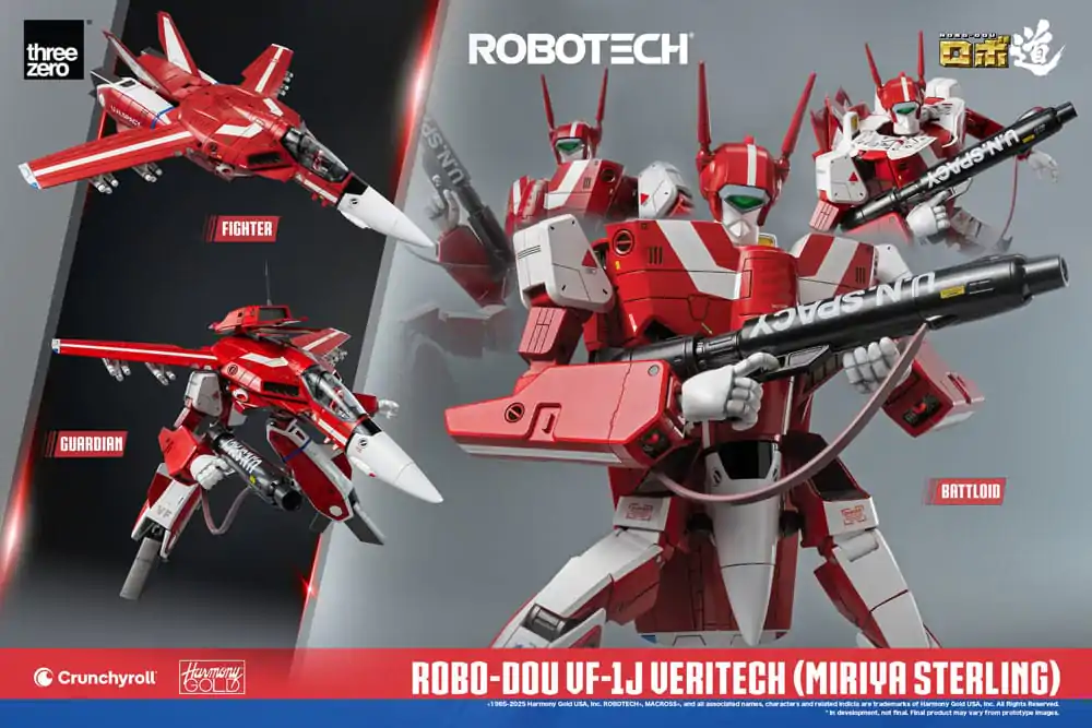 Robotech Actionfigur ROBO-DOU VF-1J Veritech (Miriya Sterling) 20 cm Produktfoto