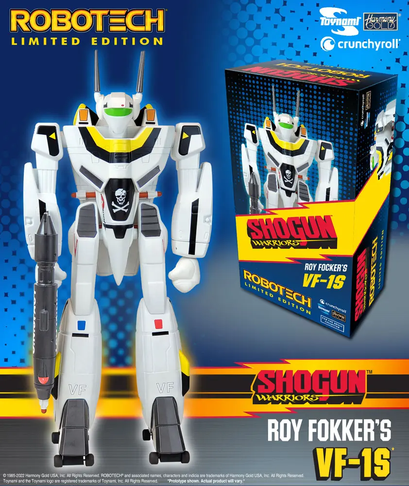 Robotech PVC Statue Roy Fokker´s VF-1S Limited Edition Shogun Warriors 60 cm Produktfoto