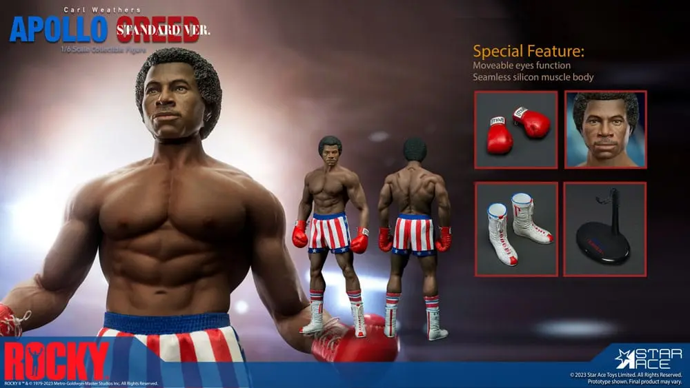 Rocky Statue 1/6 Apollo Creed Standard Version 36 cm Produktfoto