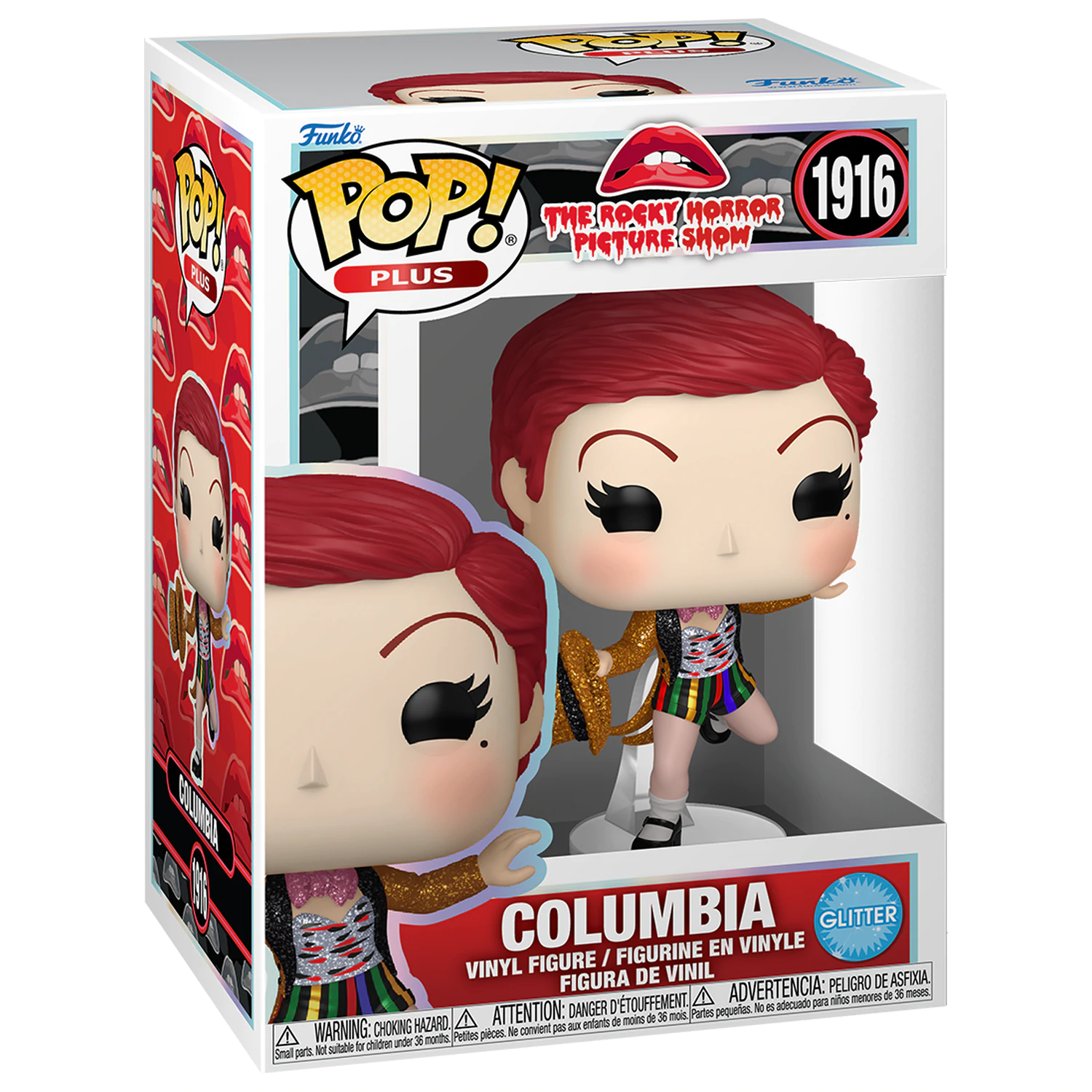 Rocky Horror Picture Show Funko POP! Plus Vinyl Figur Columbia (GL) 9 cm Produktfoto