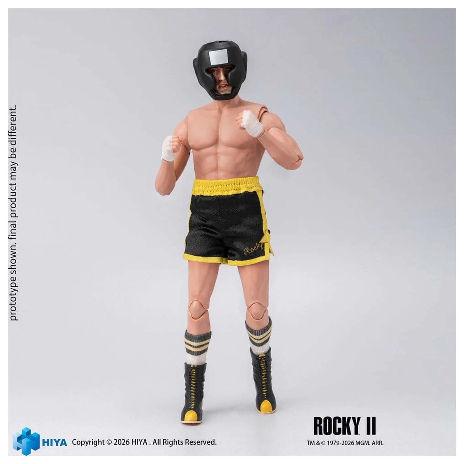 Rocky II Exquisite Super Actionfigur 1/12 Rocky Boxer Version 16 cm Produktfoto