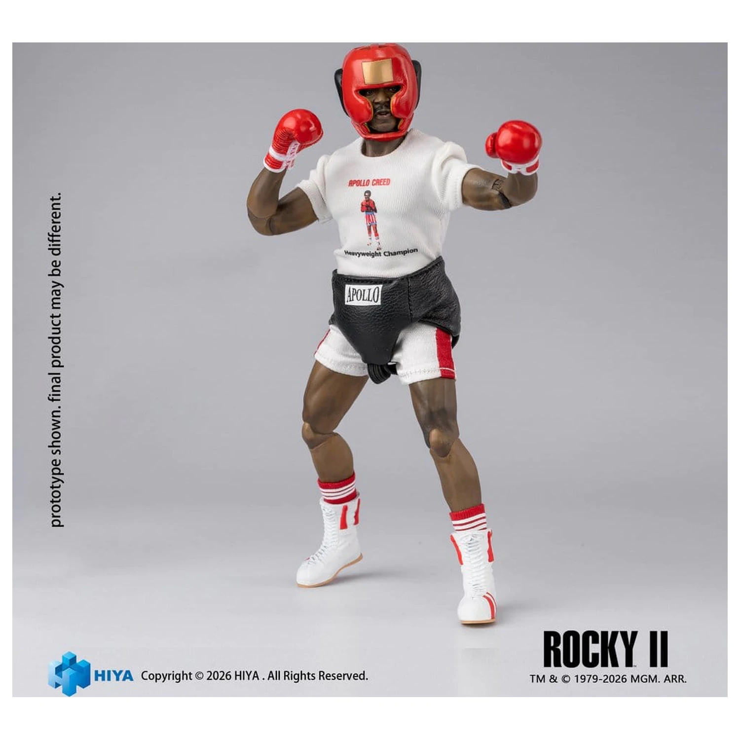 Rocky II Exquisite Super Actionfigur 1/12 Apollo 16 cm Produktfoto