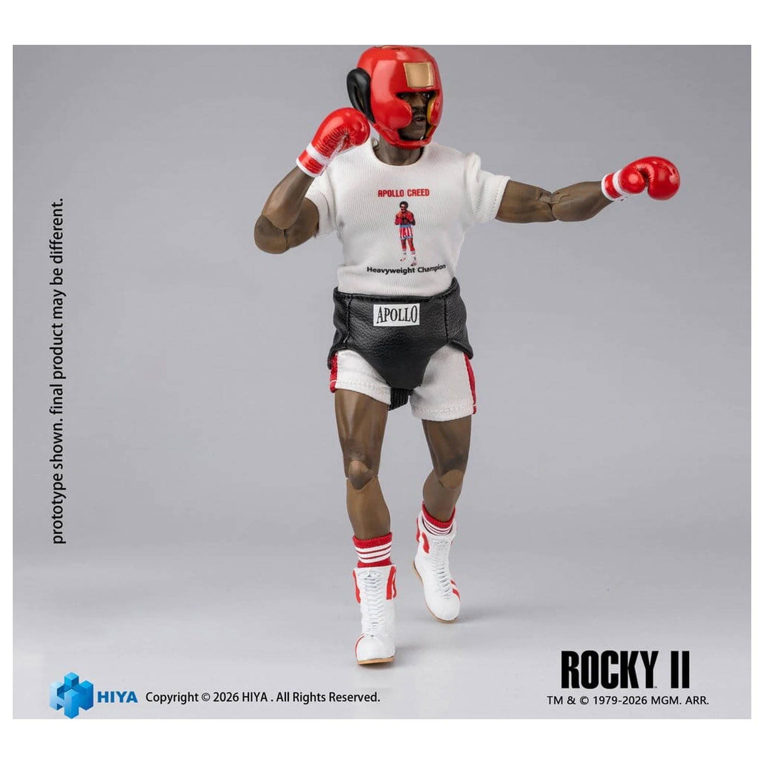 Rocky II Exquisite Super Actionfigur 1/12 Apollo 16 cm Produktfoto