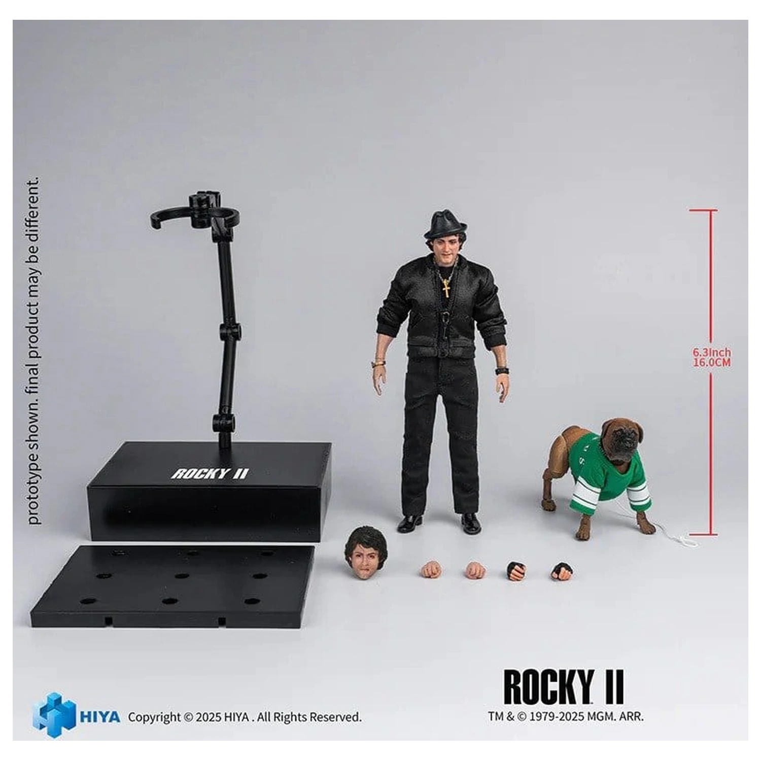 Rocky II Exquisite Super Series Actionfigur 1/12 Rocky 16 cm Produktfoto