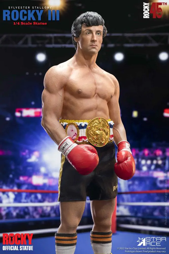 Rocky III Statue 1/4 Rocky Balboa Deluxe Ausführung 46 cm Produktfoto