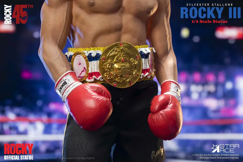 Rocky III Statue 1/4 Rocky Balboa Deluxe Ausführung 46 cm Produktfoto