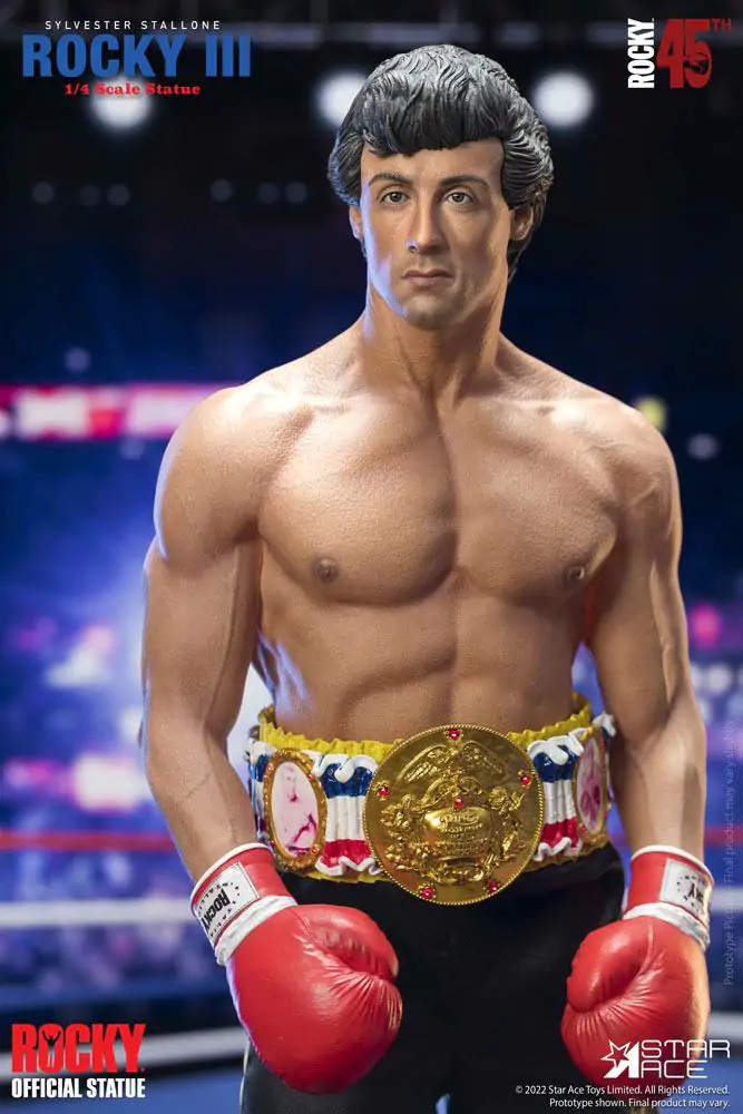 Rocky III Statue 1/4 Rocky Balboa Deluxe Ausführung 46 cm Produktfoto