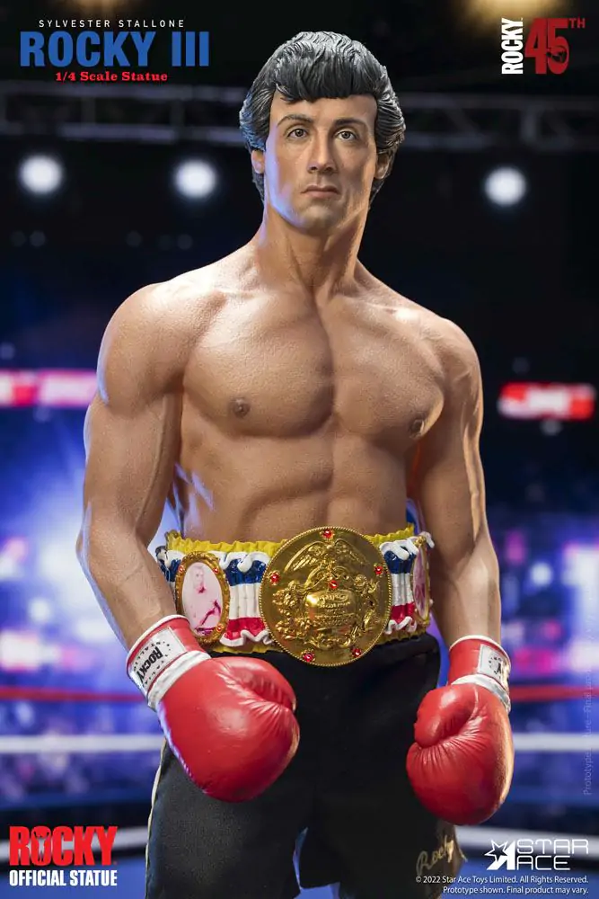 Rocky III Statue 1/4 Rocky Balboa Deluxe Ausführung 46 cm Produktfoto