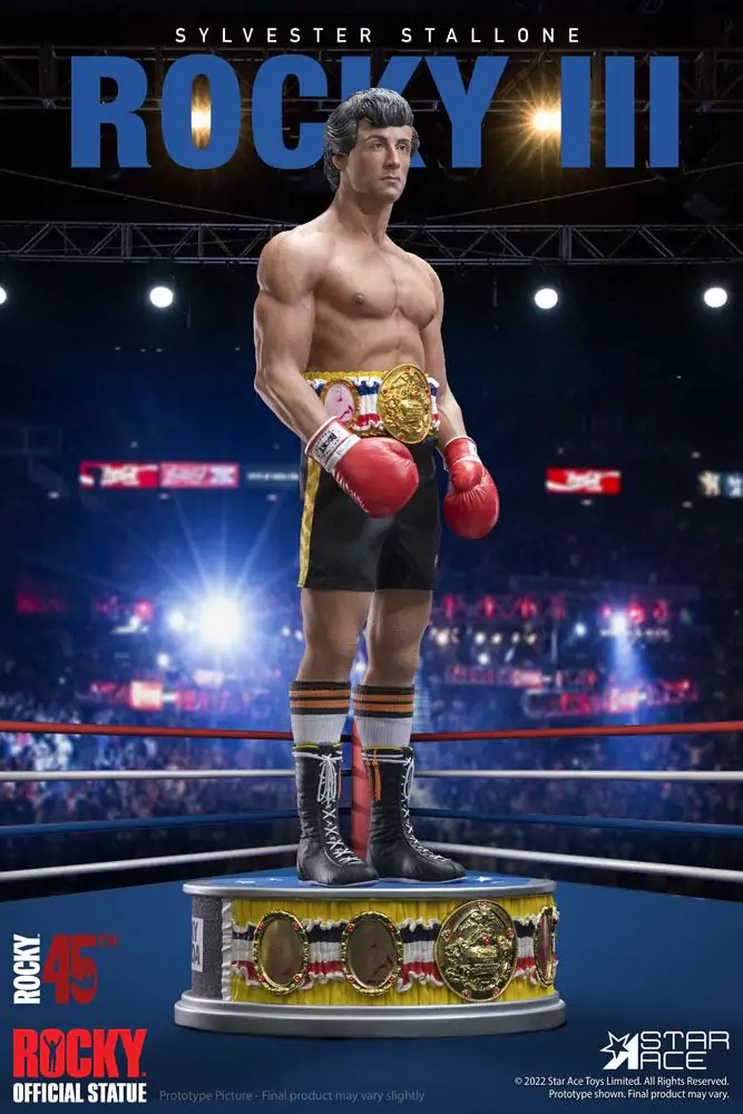 Rocky III Statue 1/4 Rocky Balboa Deluxe Ausführung 46 cm Produktfoto