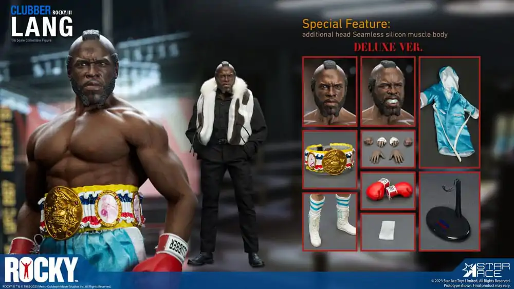 Rocky III Statue 1/6 Clubber Lang Deluxe Version 30 cm Produktfoto
