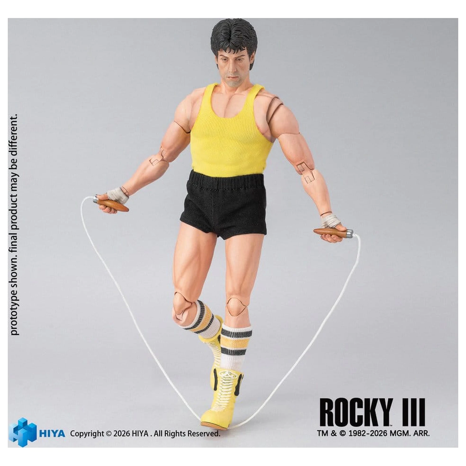 Rocky III Exquisite Super Actionfigur 1/12 Rocky Boxer Version 16 cm Produktfoto