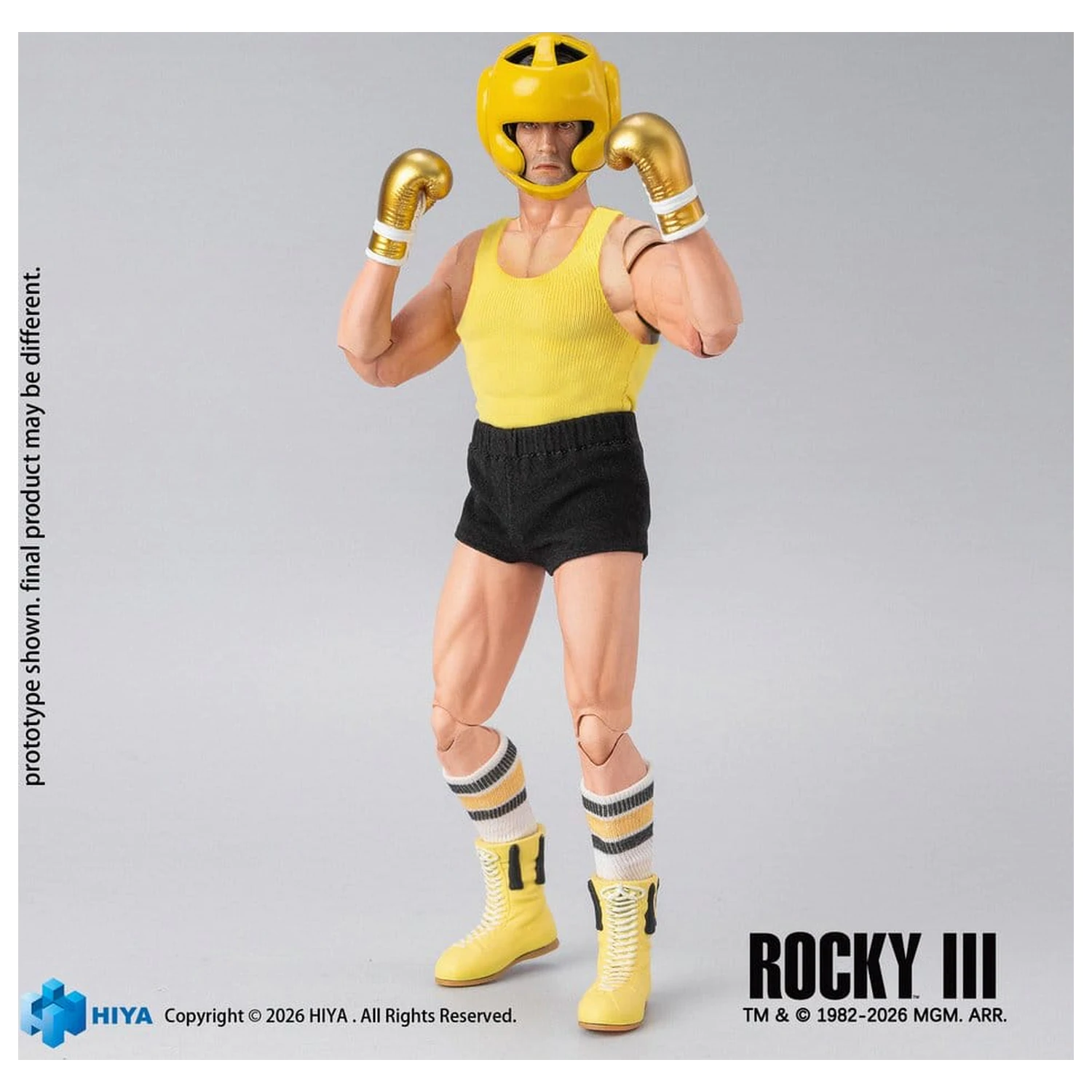 Rocky III Exquisite Super Actionfigur 1/12 Rocky Boxer Version 16 cm Produktfoto