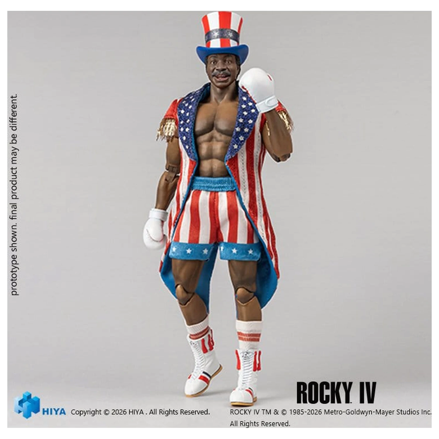 Rocky IV Exquisite Super Series Actionfigur 1/12 Apollo 16 cm Produktfoto