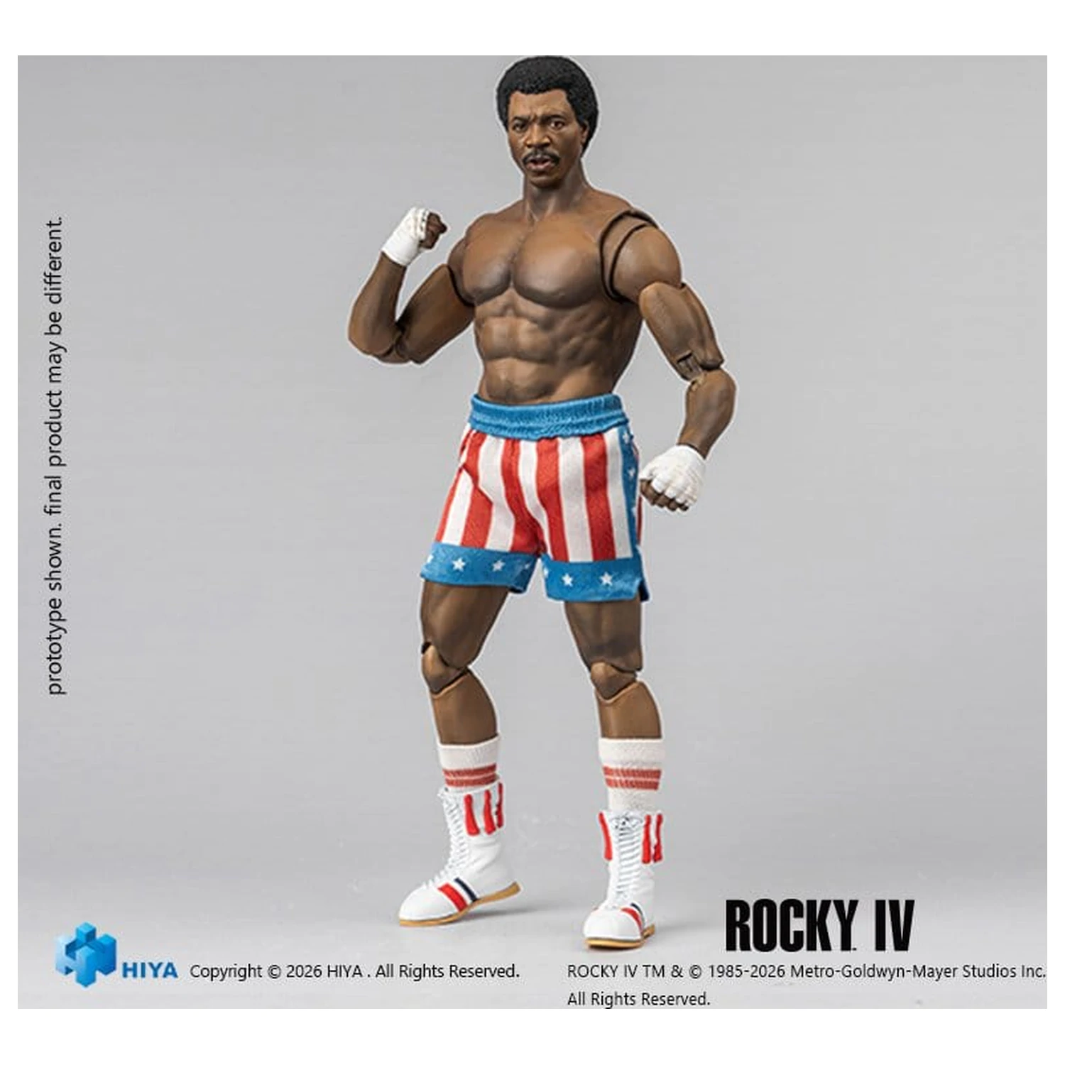 Rocky IV Exquisite Super Series Actionfigur 1/12 Apollo 16 cm Produktfoto