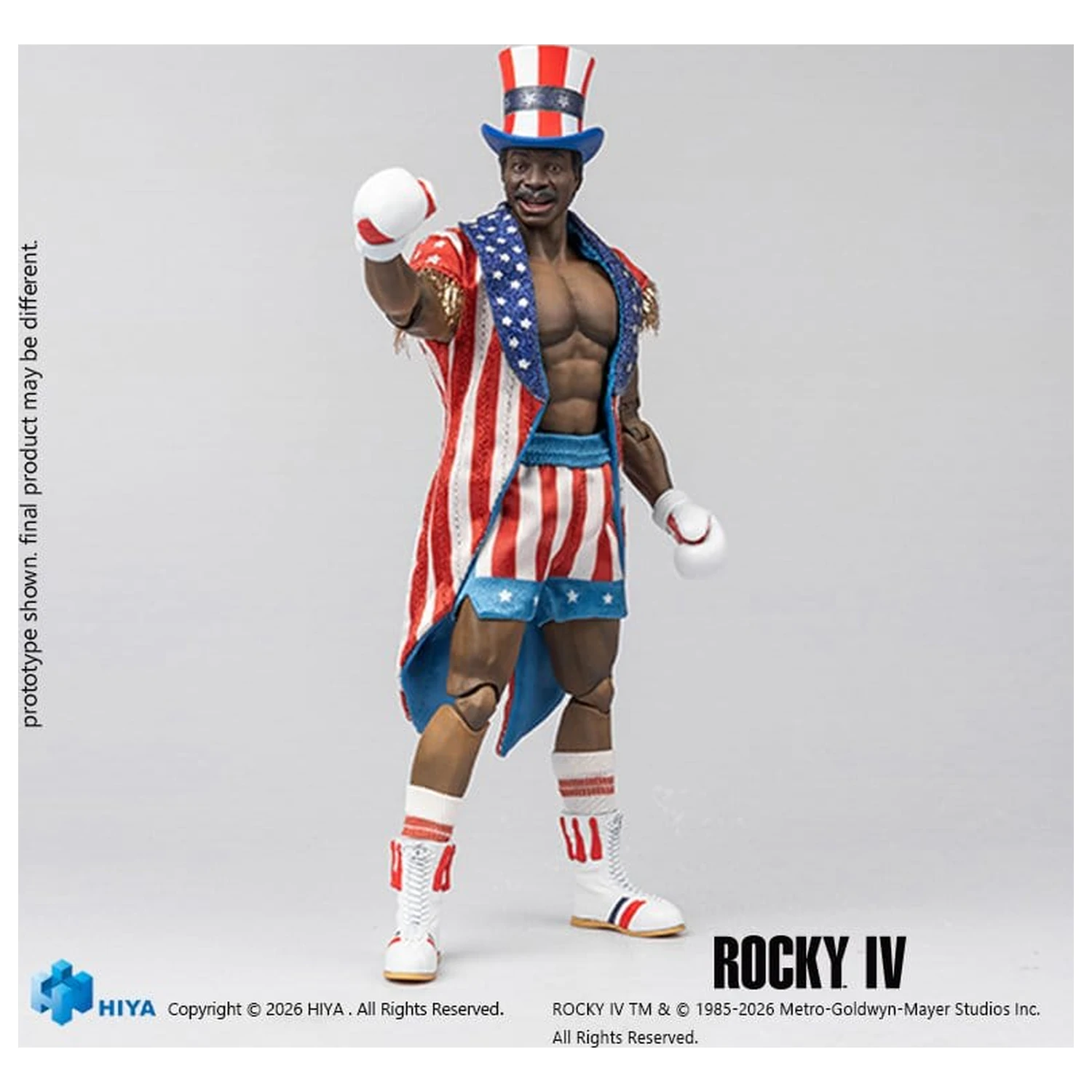Rocky IV Exquisite Super Series Actionfigur 1/12 Apollo 16 cm Produktfoto