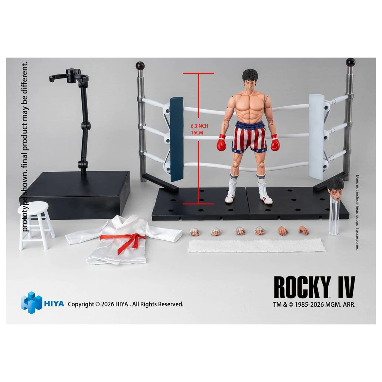 Rocky IV Exquisite Super Series Action Figur 1/12 Rocky Boxer Version 16 cm Produktfoto