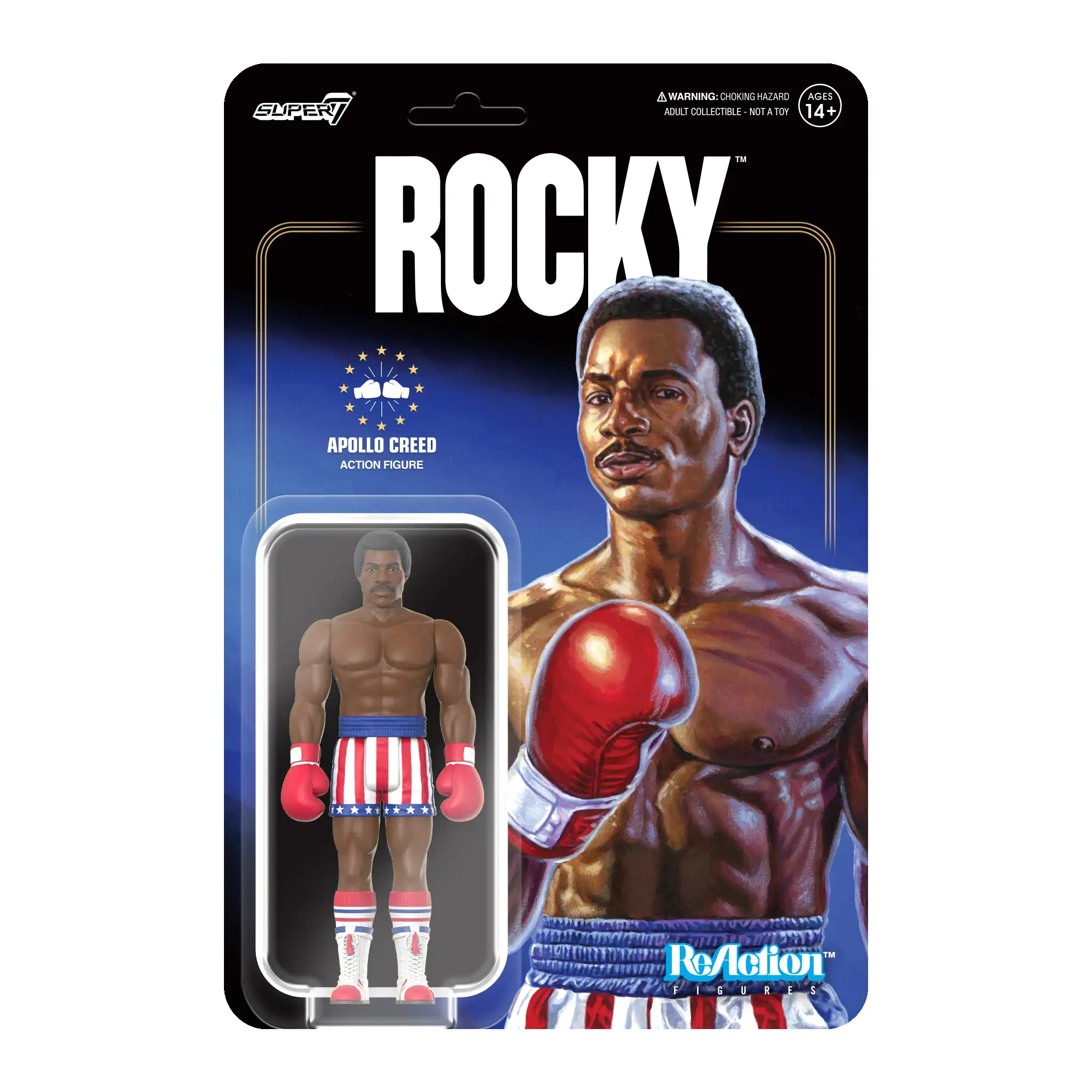 Rocky  ReAction Actionfigur Apollo Creed 10 cm termékfotó