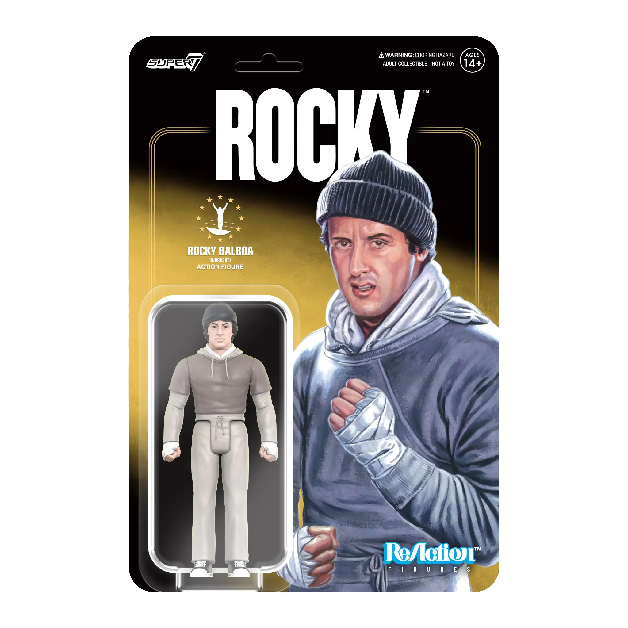 Rocky  ReAction Actionfigur Rocky Balbloa Workout 10 cm termékfotó