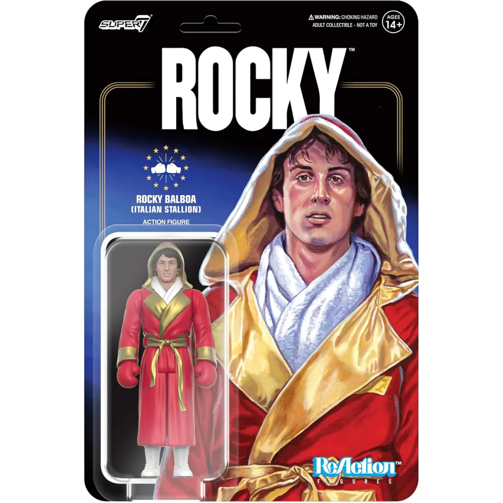 Rocky ReAction Actionfigur Wave 03 Rocky Italian Stalone (Rocky I) 10 cm Produktfoto