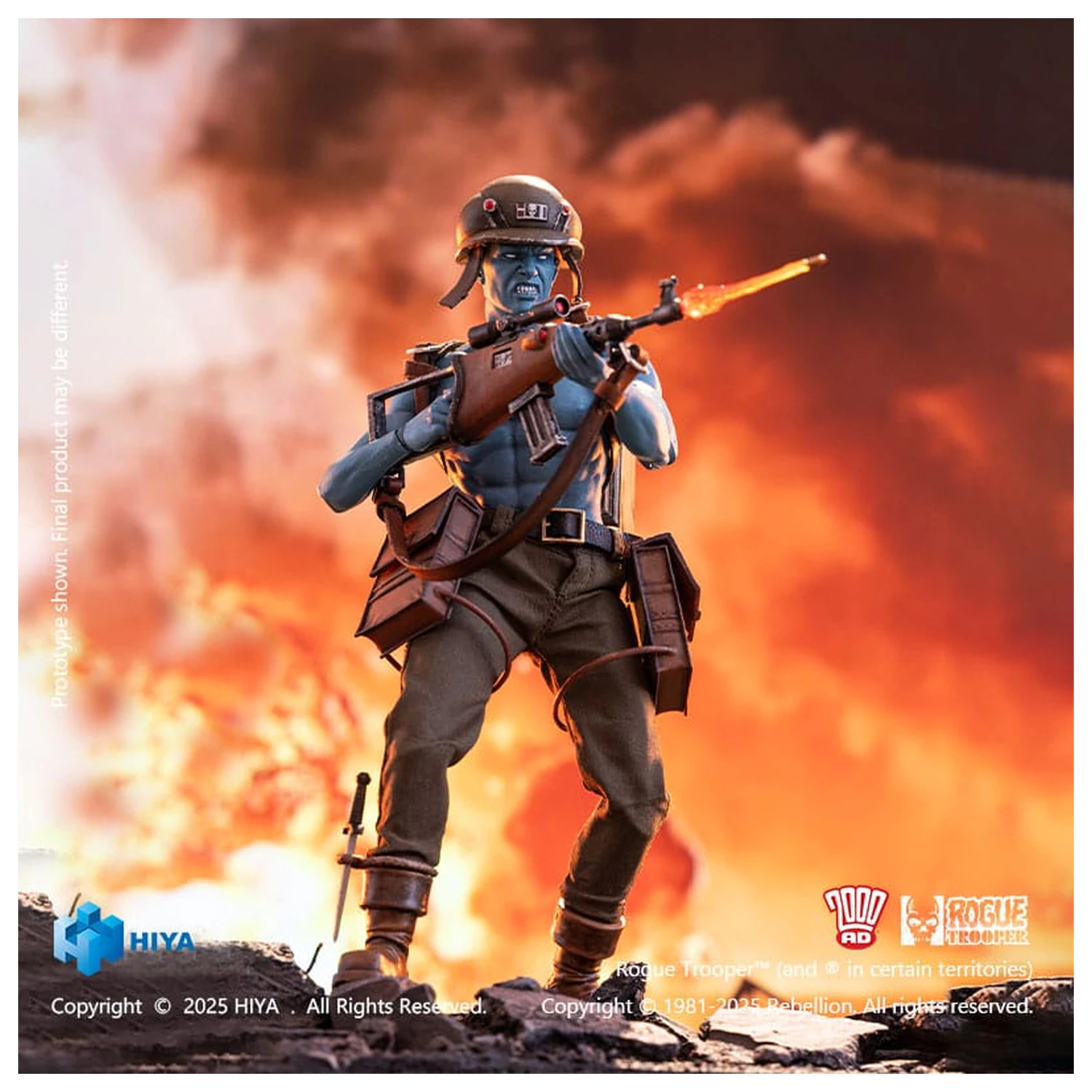 Rogue Trooper Exquisite Super Series  Action Figur 1/12 Rogue Trooper 16 cm Produktfoto