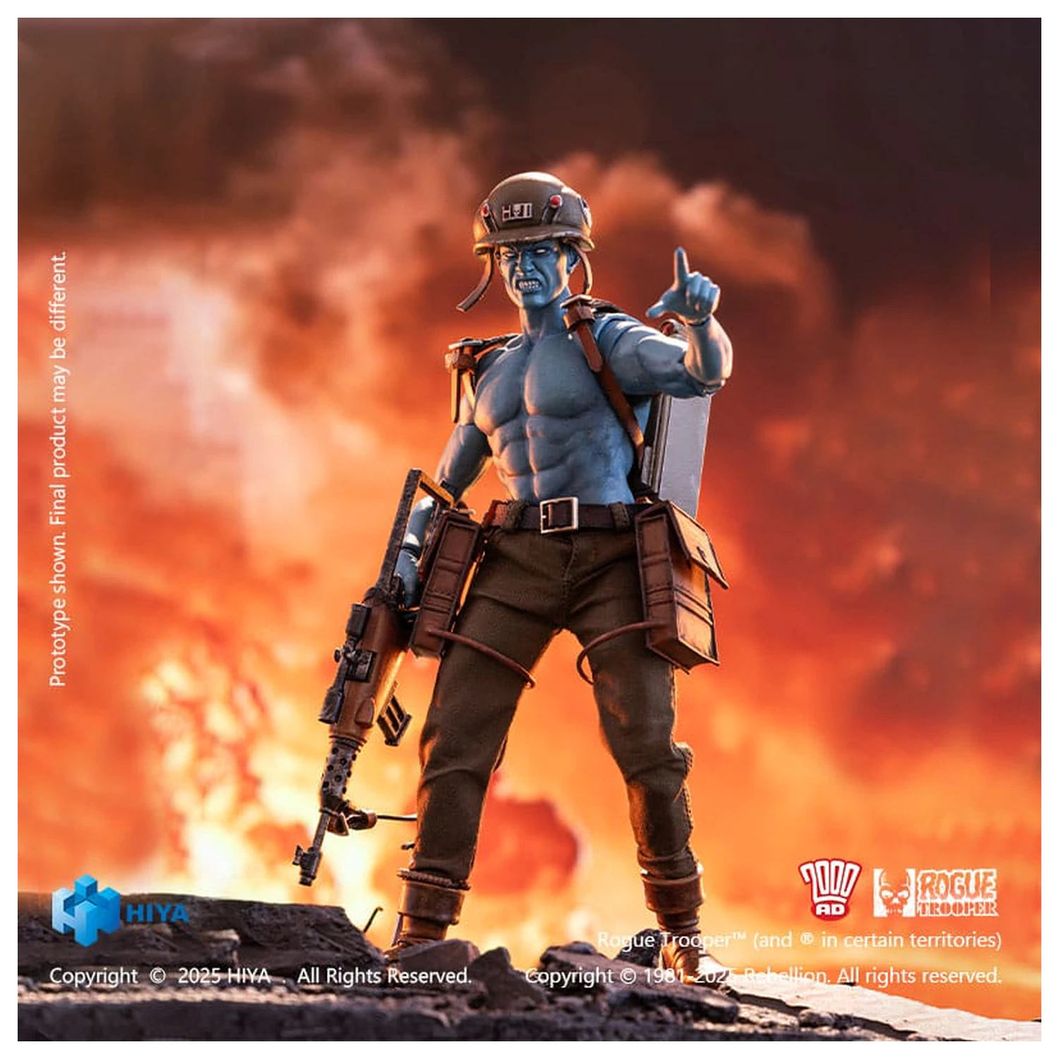 Rogue Trooper Exquisite Super Series  Action Figur 1/12 Rogue Trooper 16 cm Produktfoto