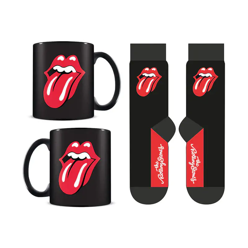 Rolling Stones Tasse und Socken Set Produktfoto