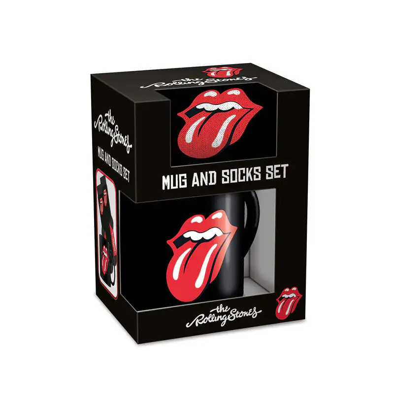 Rolling Stones Tasse und Socken Set Produktfoto