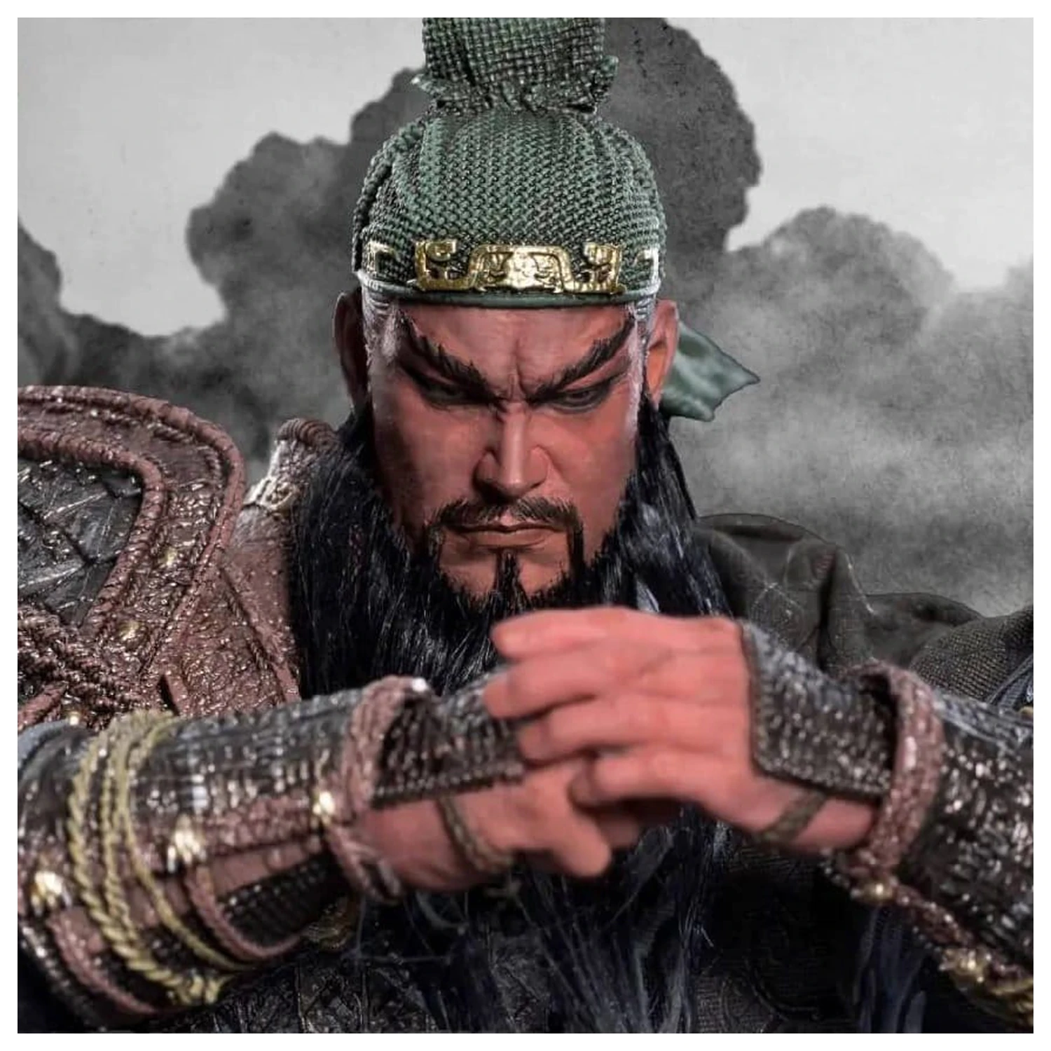 Romance of the Three Kingdoms Actionfigur 1/12 Ode of Heroes: Guan Yu (Deluxe) 17 cm Produktfoto