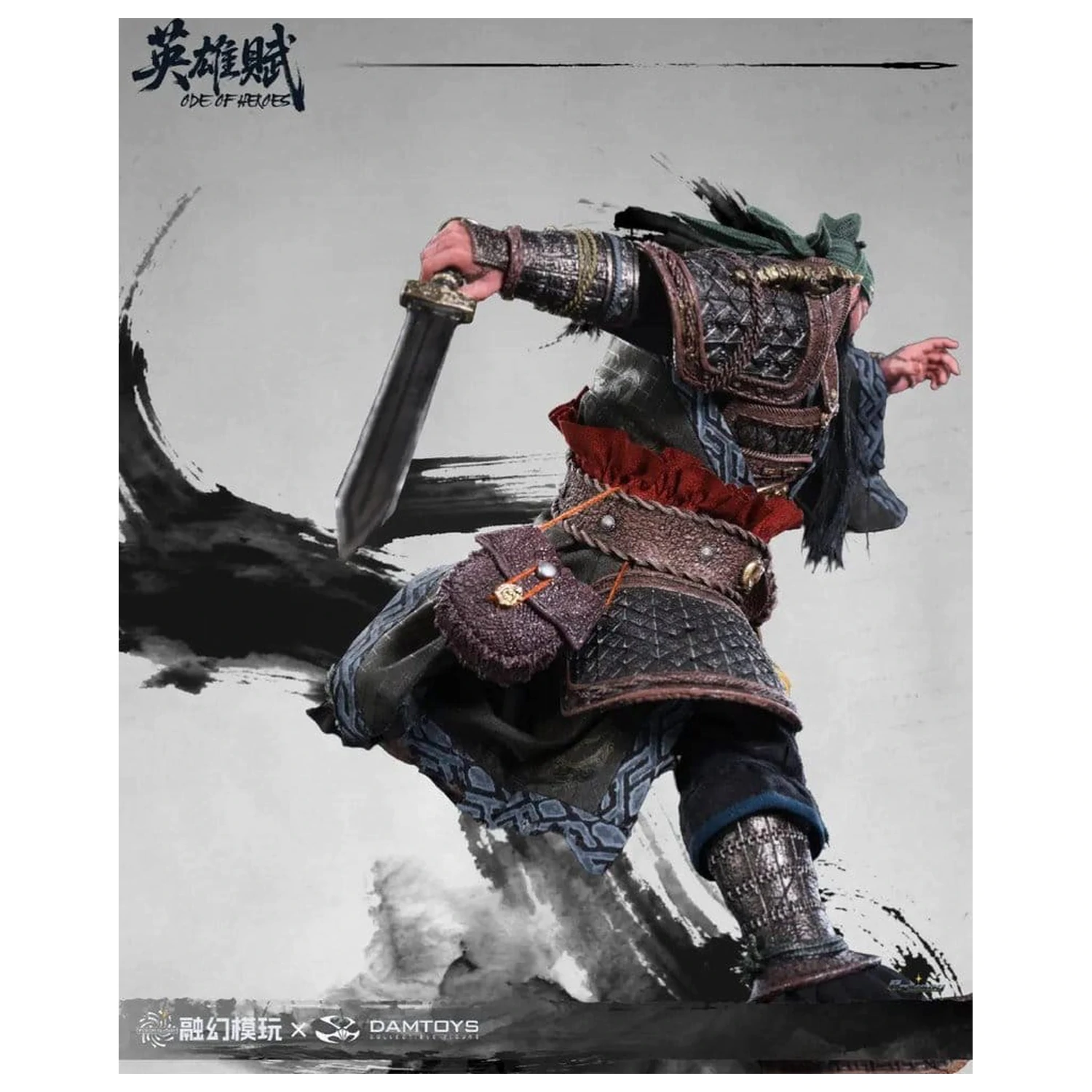 Romance of the Three Kingdoms Actionfigur 1/12 Ode of Heroes: Guan Yu (Deluxe) 17 cm Produktfoto
