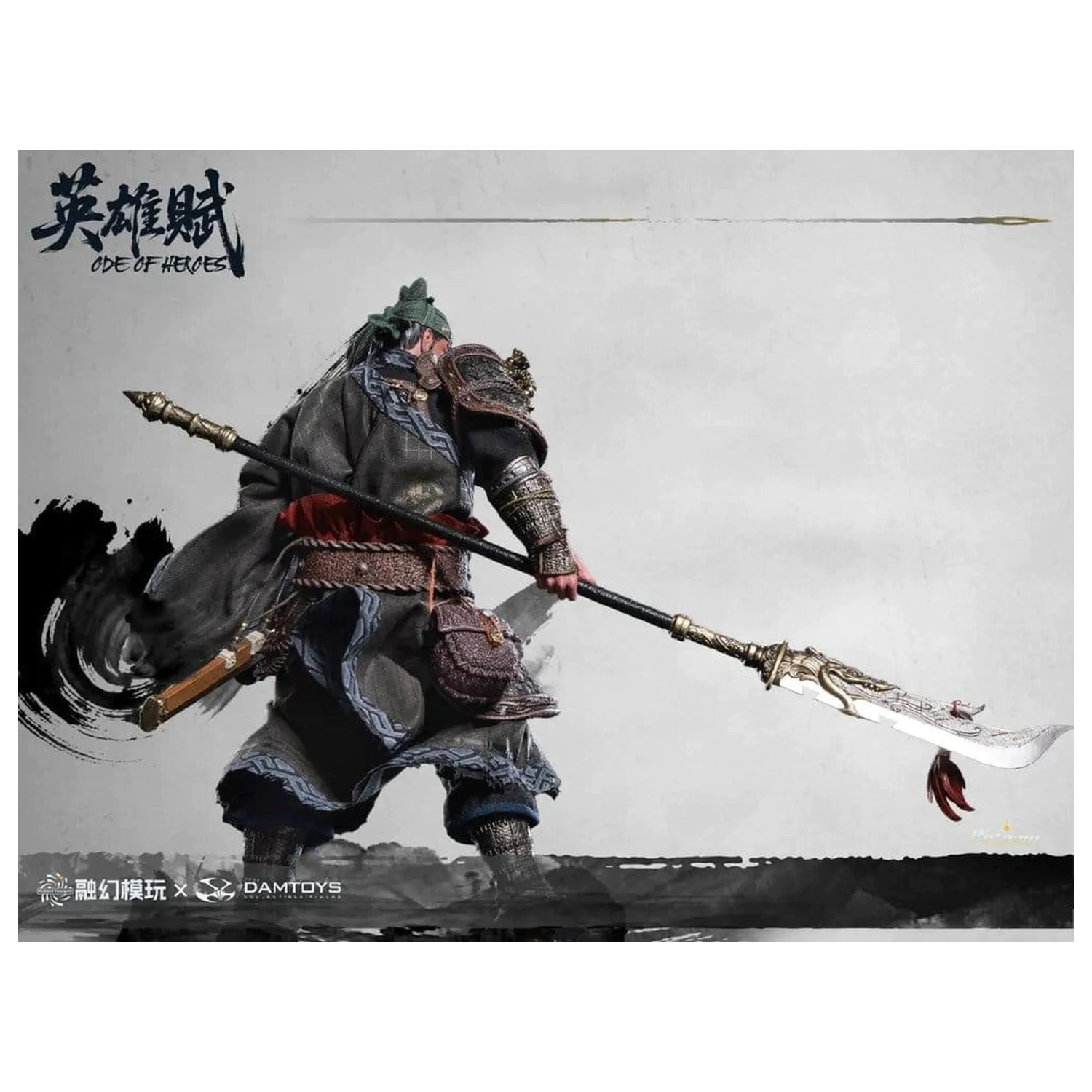 Romance of the Three Kingdoms Actionfigur 1/12 Ode of Heroes: Guan Yu (Deluxe) 17 cm Produktfoto