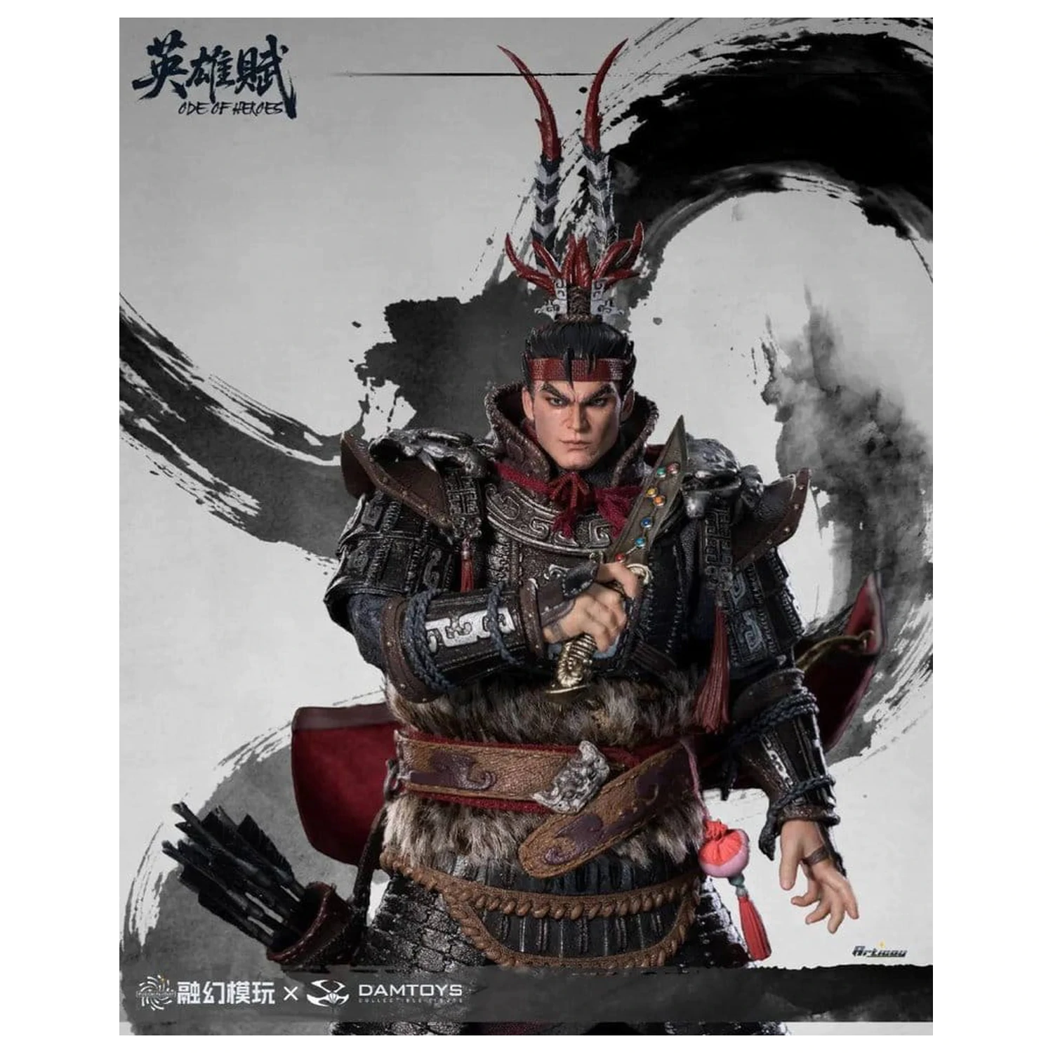 Romance of the Three Kingdoms Actionfigur 1/12 Ode of Heroes: Lu Bu (Deluxe) 17 cm Produktfoto