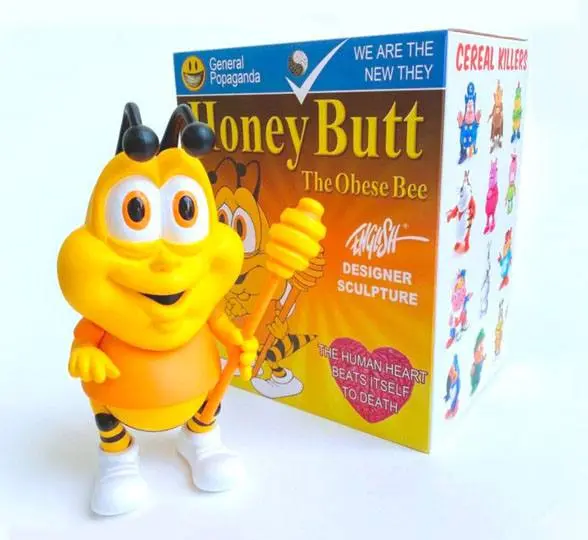Ron English's Cereal Killers Vinyl Statue Honey Butt the Obese Bee 20 cm Produktfoto