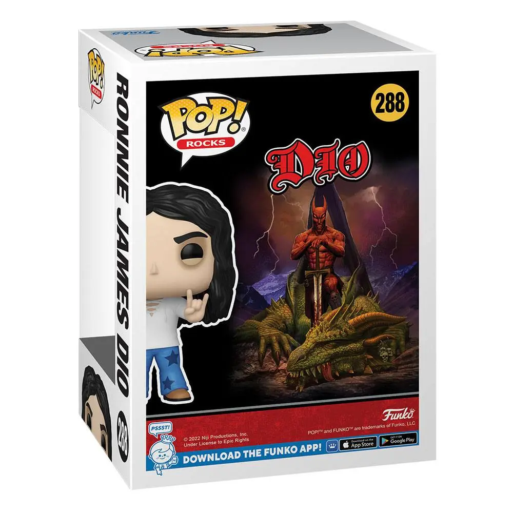 Ronnie James Dio POP! Rocks Vinyl Figur 9 cm Produktfoto