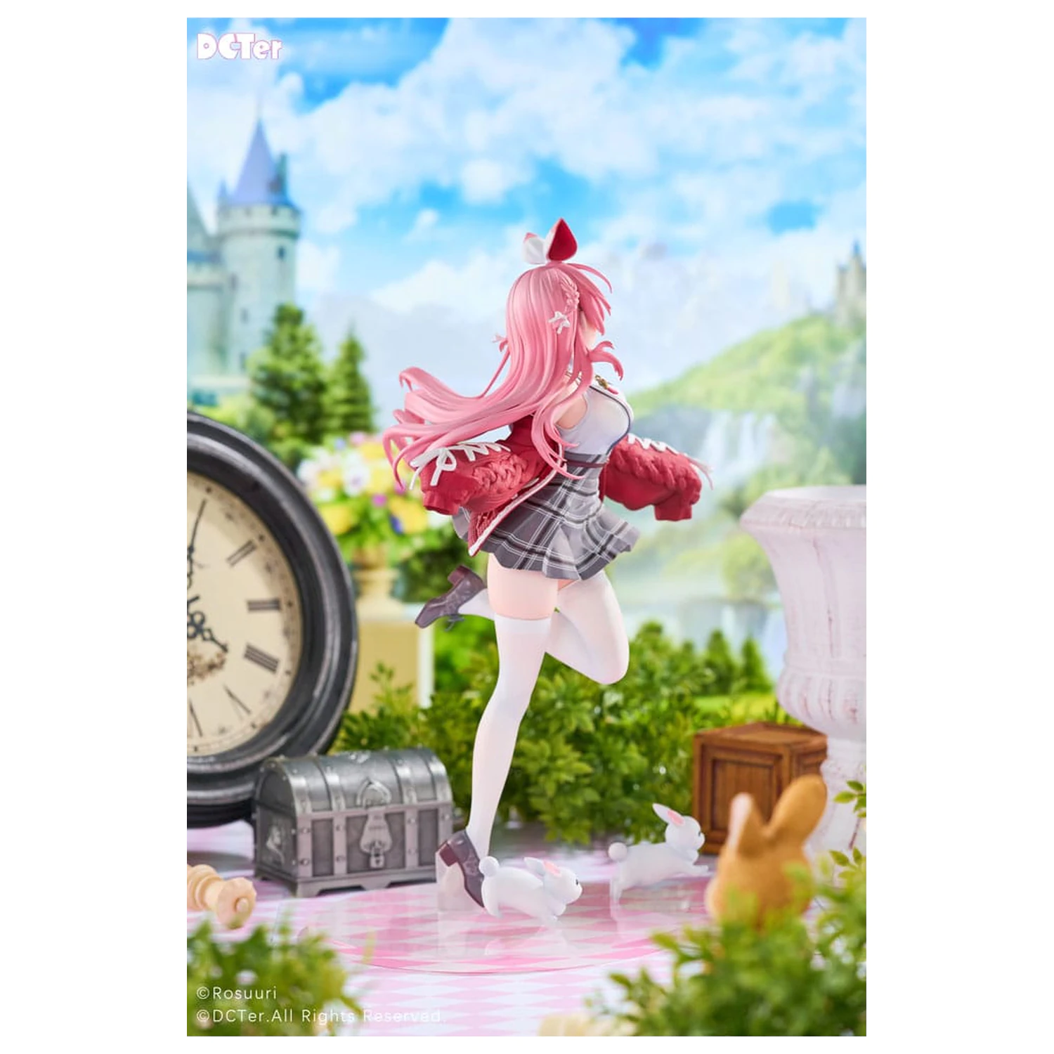 Rosuuri Original Character PVC Statue 1/7 White Rabbit Rosu Freizeitkleidung Ver. 25 cm Produktfoto