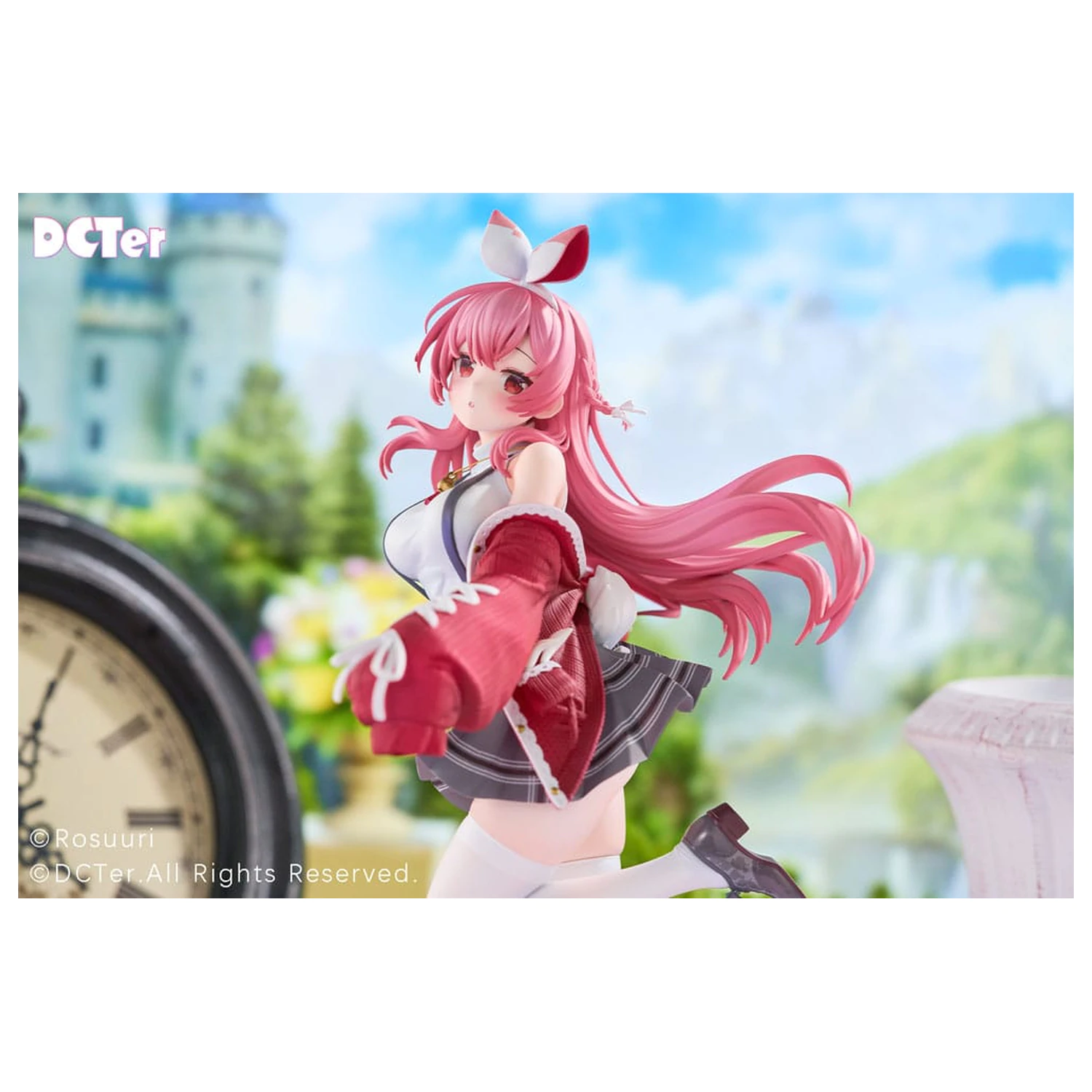 Rosuuri Original Character PVC Statue 1/7 White Rabbit Rosu Freizeitkleidung Ver. 25 cm Produktfoto