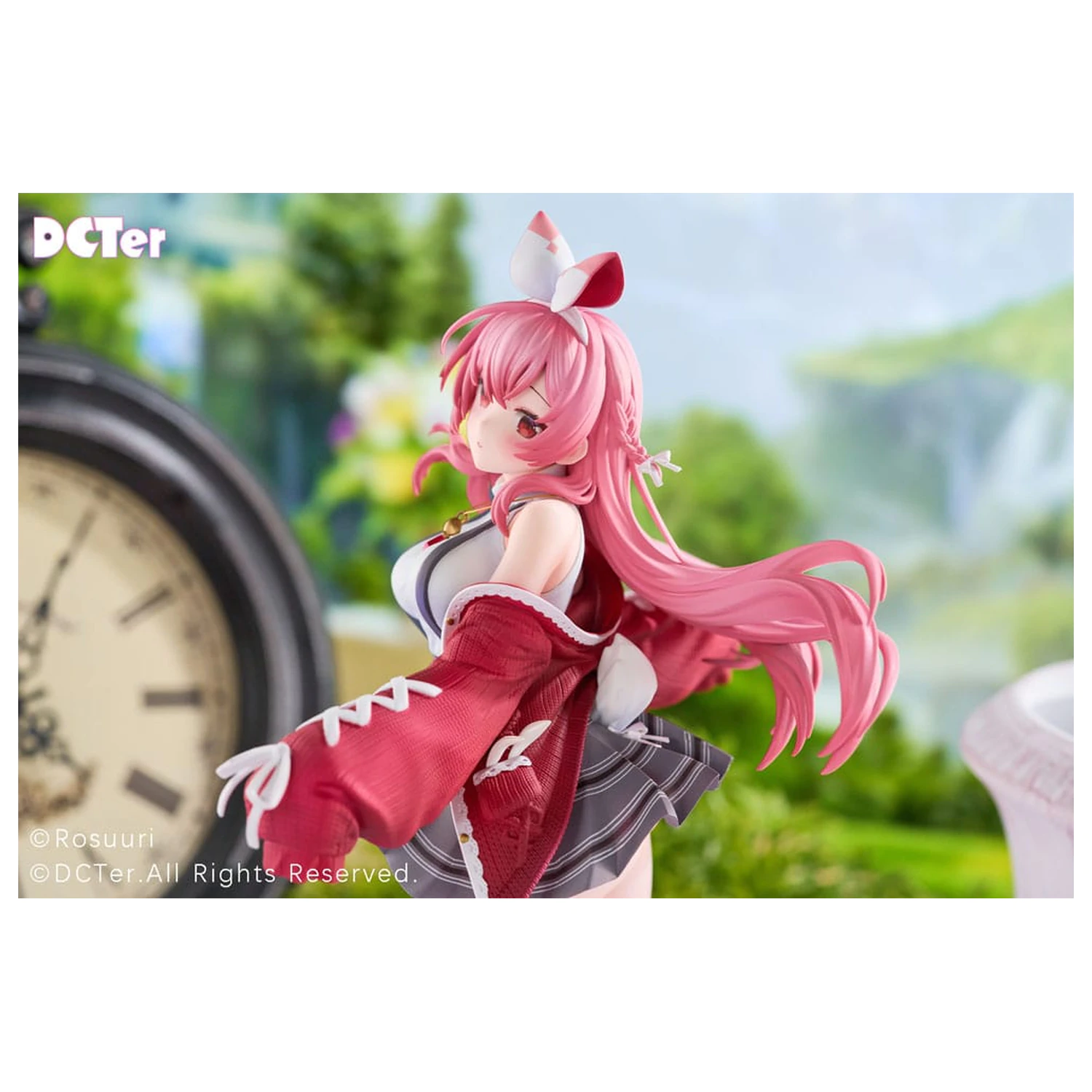 Rosuuri Original Character PVC Statue 1/7 White Rabbit Rosu Freizeitkleidung Ver. 25 cm Produktfoto