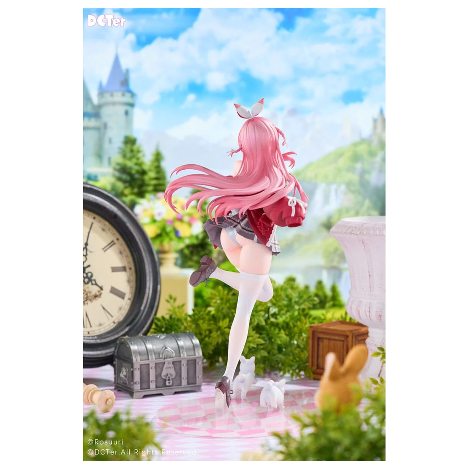 Rosuuri Original Character PVC Statue 1/7 White Rabbit Rosu Freizeitkleidung Ver. 25 cm Produktfoto