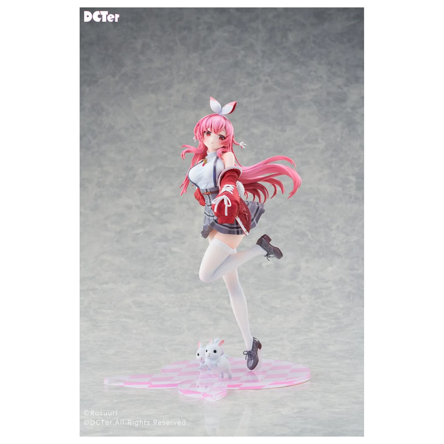 Rosuuri Original Character PVC Statue 1/7 White Rabbit Rosu Freizeitkleidung Ver. 25 cm Produktfoto