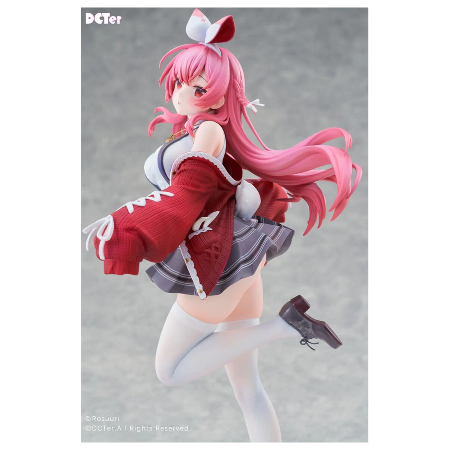 Rosuuri Original Character PVC Statue 1/7 White Rabbit Rosu Freizeitkleidung Ver. 25 cm Produktfoto