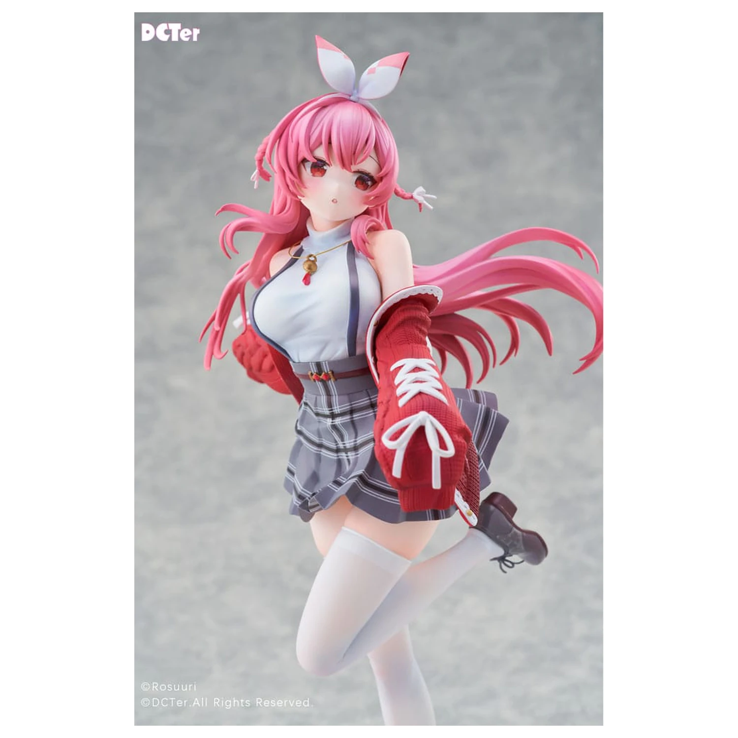 Rosuuri Original Character PVC Statue 1/7 White Rabbit Rosu Freizeitkleidung Ver. 25 cm Produktfoto