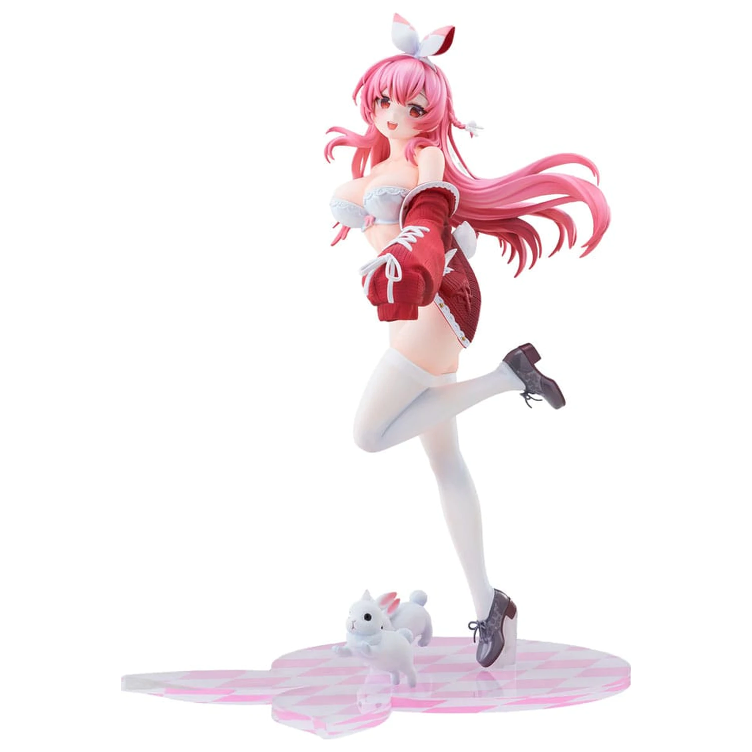 Rosuuri Original Character PVC Statue 1/7 White Rabbit Rosu Swimsuit Ver. 25 Zentimeter Produktfoto
