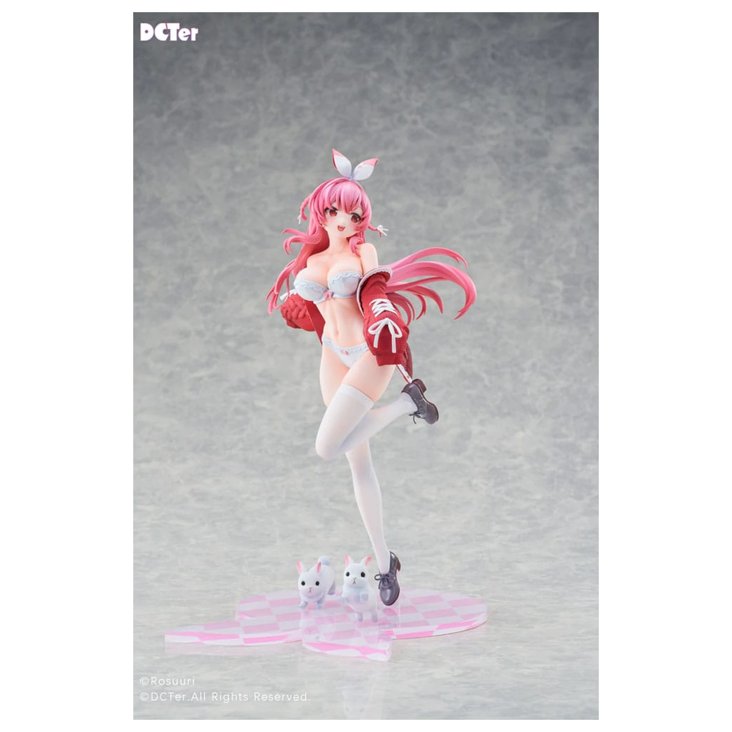 Rosuuri Original Character PVC Statue 1/7 White Rabbit Rosu Swimsuit Ver. 25 Zentimeter Produktfoto