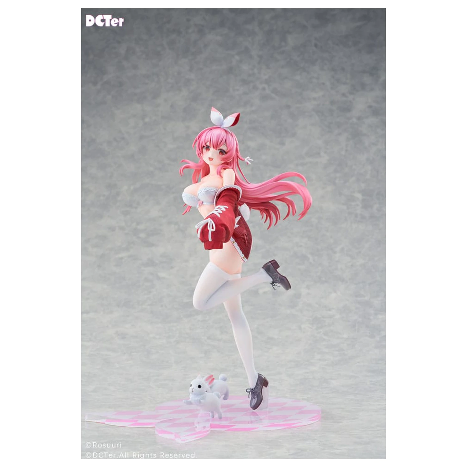 Rosuuri Original Character PVC Statue 1/7 White Rabbit Rosu Swimsuit Ver. 25 Zentimeter Produktfoto