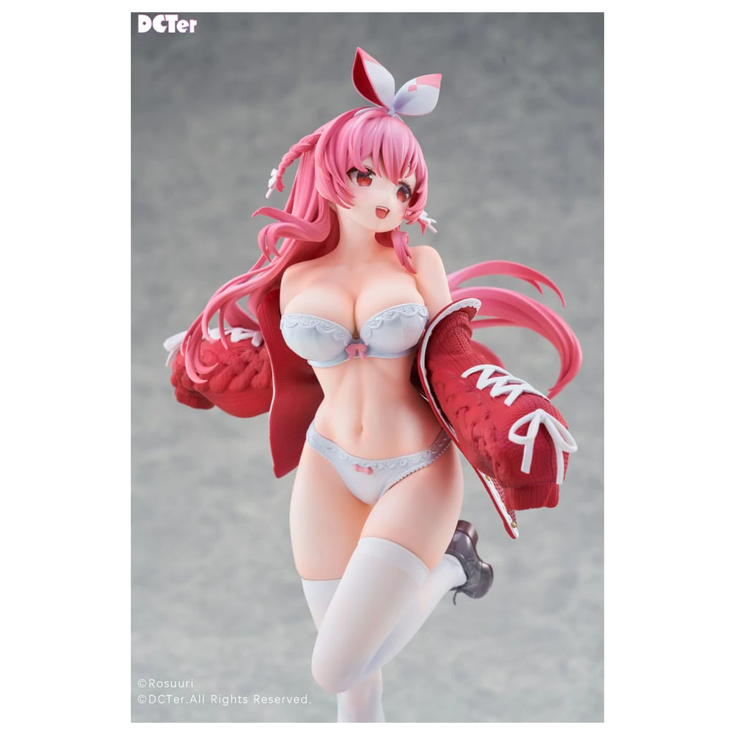 Rosuuri Original Character PVC Statue 1/7 White Rabbit Rosu Swimsuit Ver. 25 Zentimeter Produktfoto