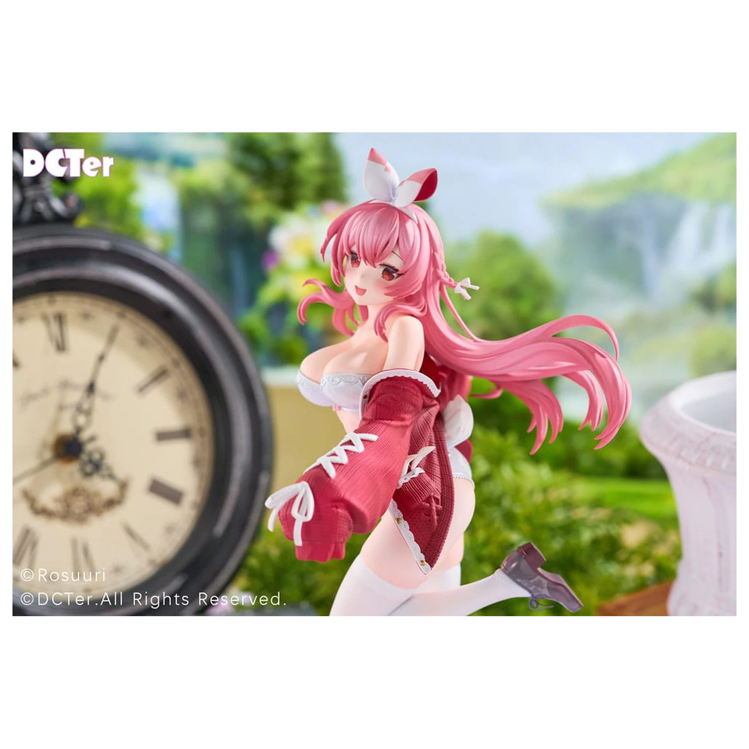 Rosuuri Original Character PVC Statue 1/7 White Rabbit Rosu Swimsuit Ver. 25 Zentimeter Produktfoto