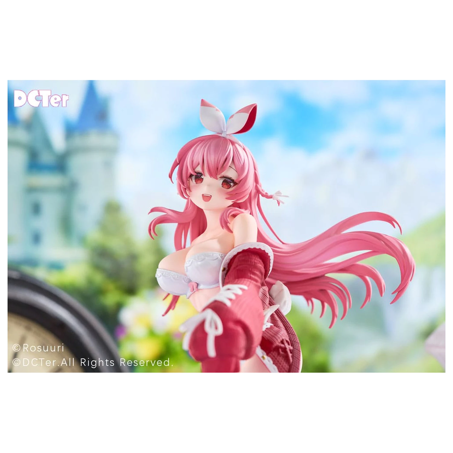 Rosuuri Original Character PVC Statue 1/7 White Rabbit Rosu Swimsuit Ver. 25 Zentimeter Produktfoto